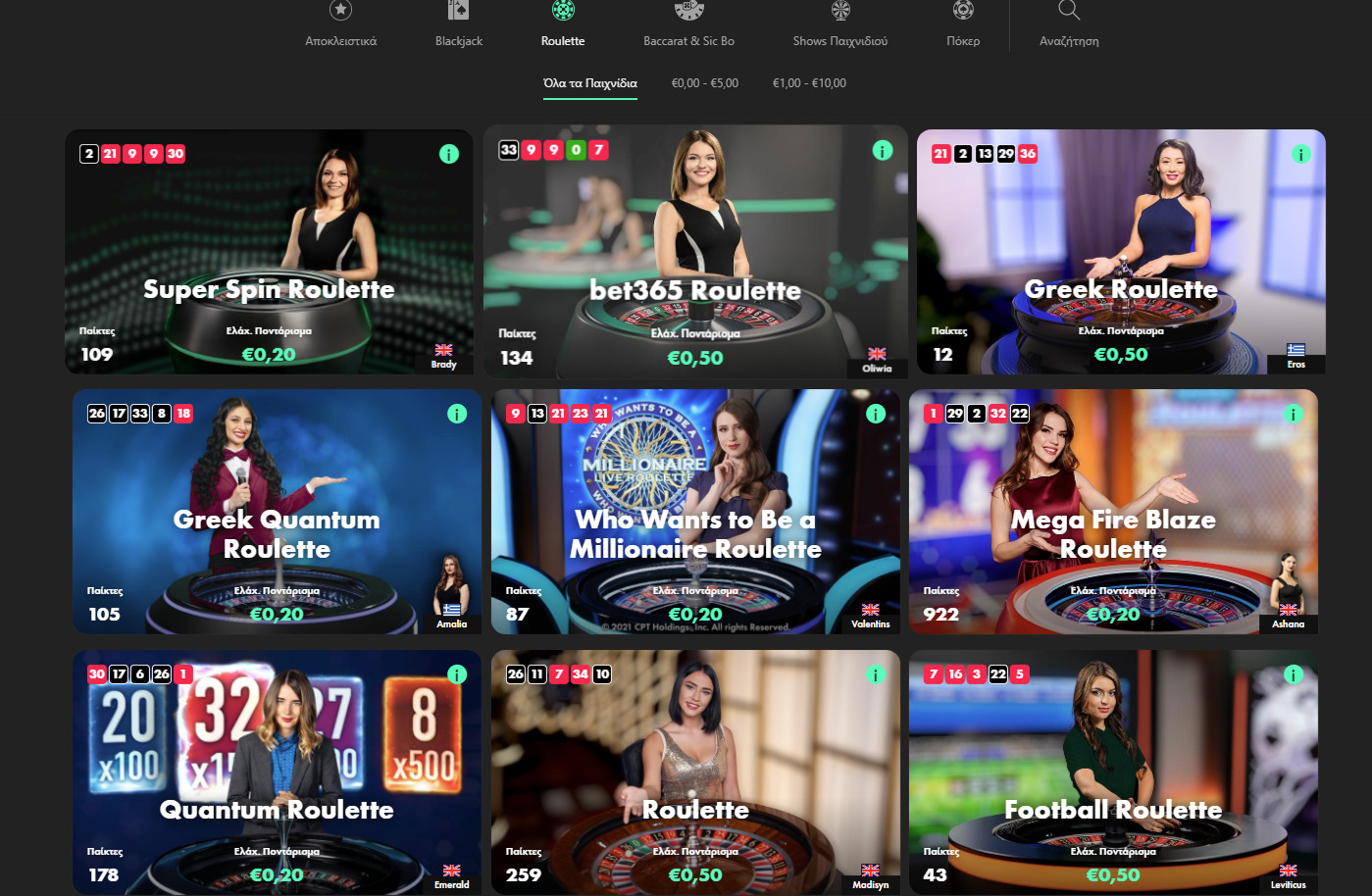 bet365 live casino