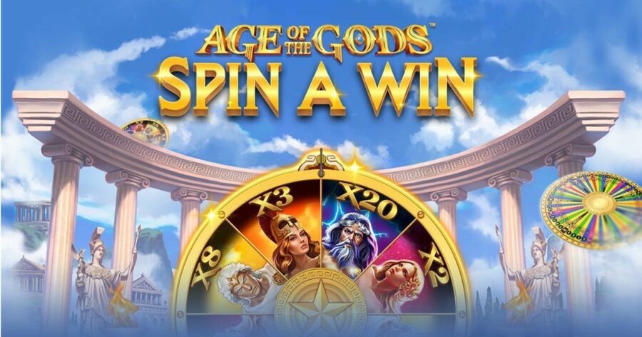 Age of Gods Spin A Win στο live casino της Novibet