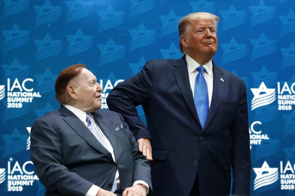 Sheldon Adelson Donald Trump