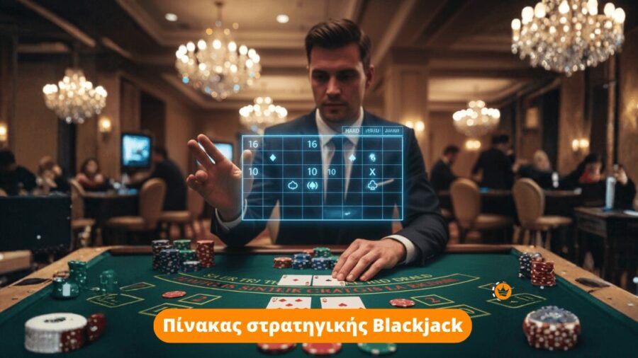 Πίνακας στρατηγικής Blackjack – Ο πλήρης οδηγός για σωστό παιχνίδι