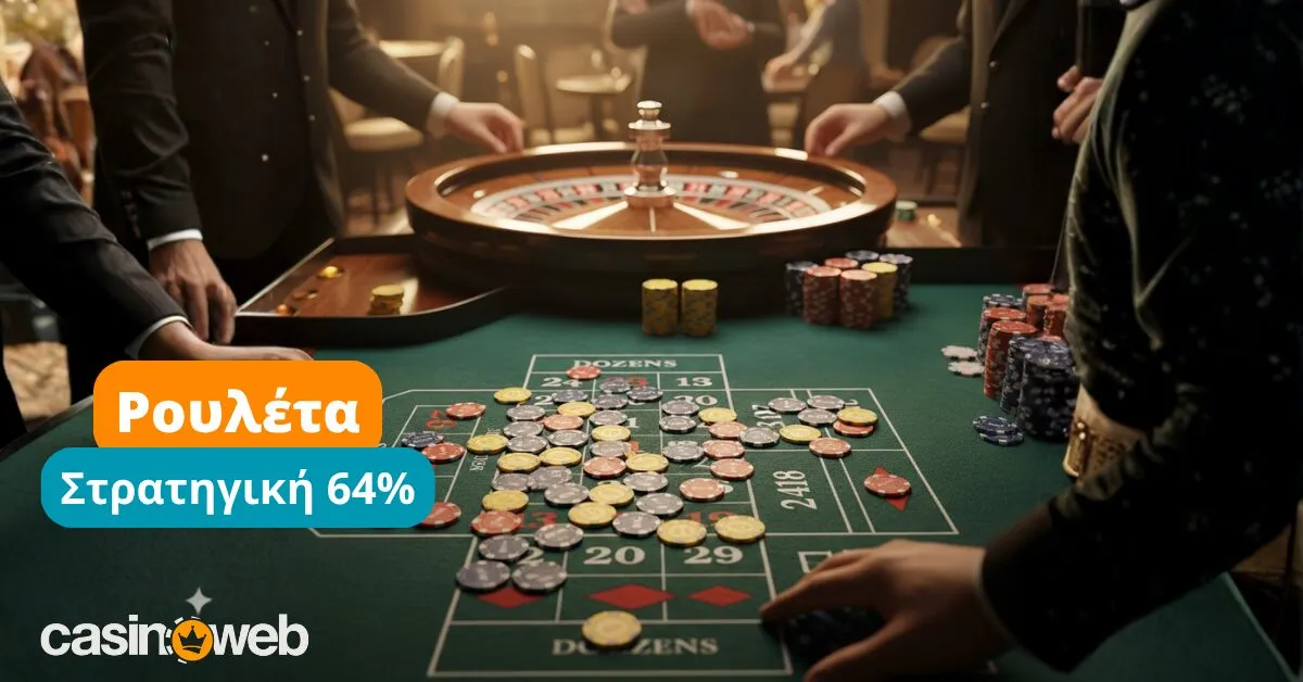στρατηγική 64% στη ρουλέτα
